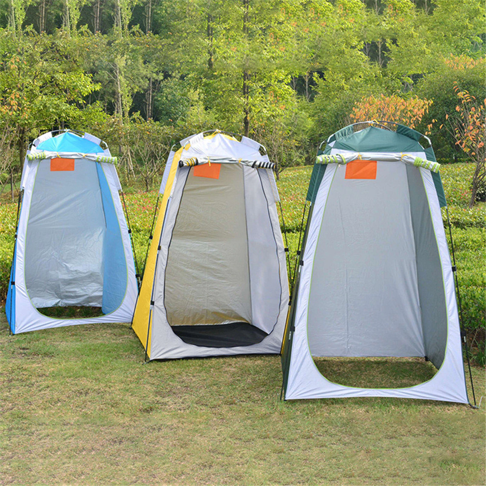 Cheap Goat Tents Outdoor Portable Privacy Shower Toilet Tent Foldable Camping Tent Anti UV Outdoor Dressing Tent Beach Camping Equipment Tents 